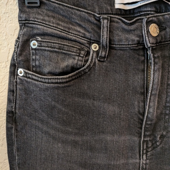 Iro Skinny Black/Dark Grey Jeans Size 26 - Picture 4 of 6